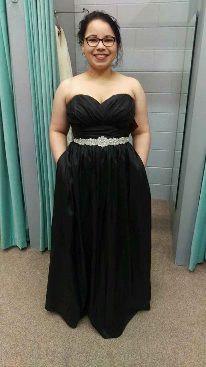 We finally decided on a Bridesmaid's Dress!