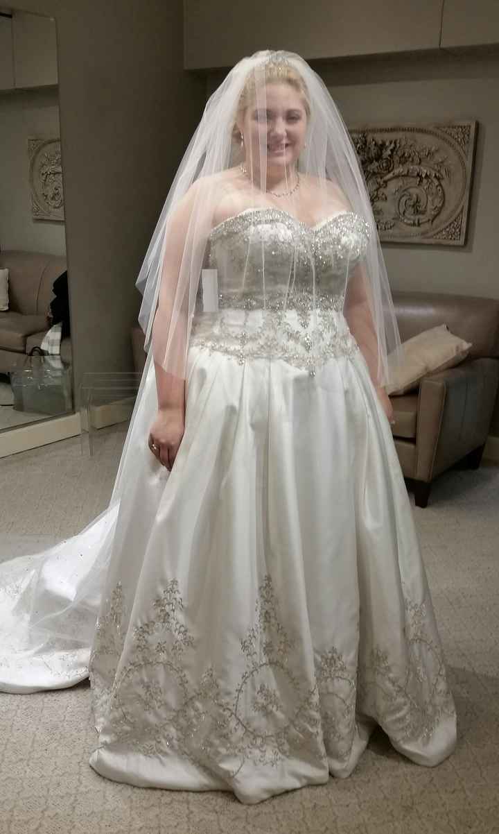 My dress and veil!!!!