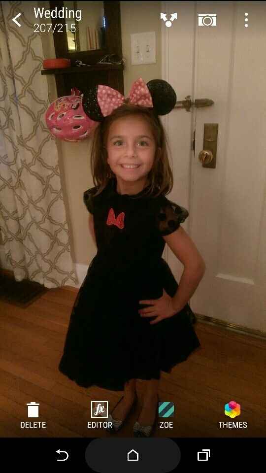 This girl is totally trying to upstage me at my own wedding