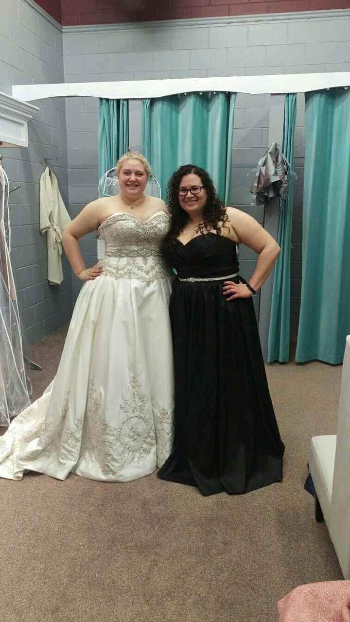 I haven't picked out a wedding dress yet..