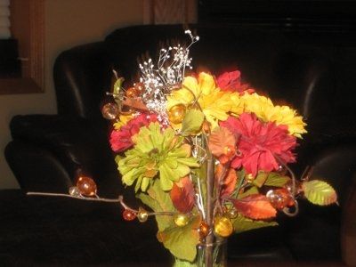 Pictures of my centerpieces...need your opinion :)