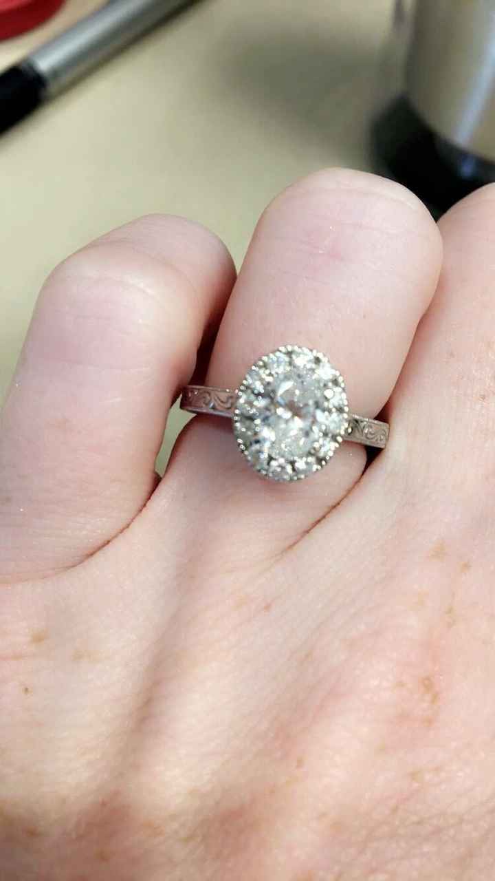 Let's see those beautiful rings lady's!