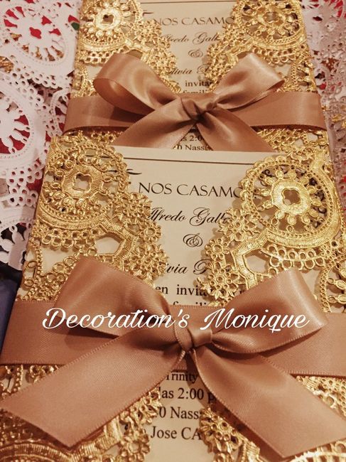 the invitations I chose