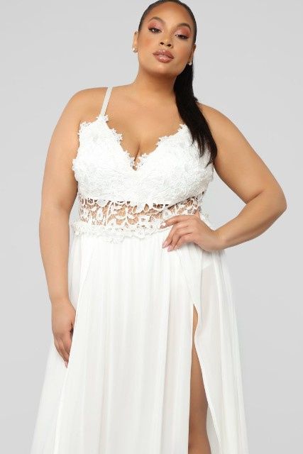 engagement dress- from fashion nova's plus & curve section