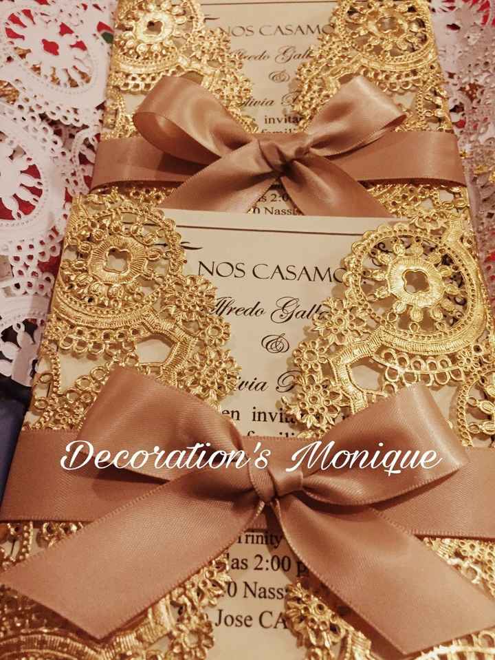 the invitations I chose