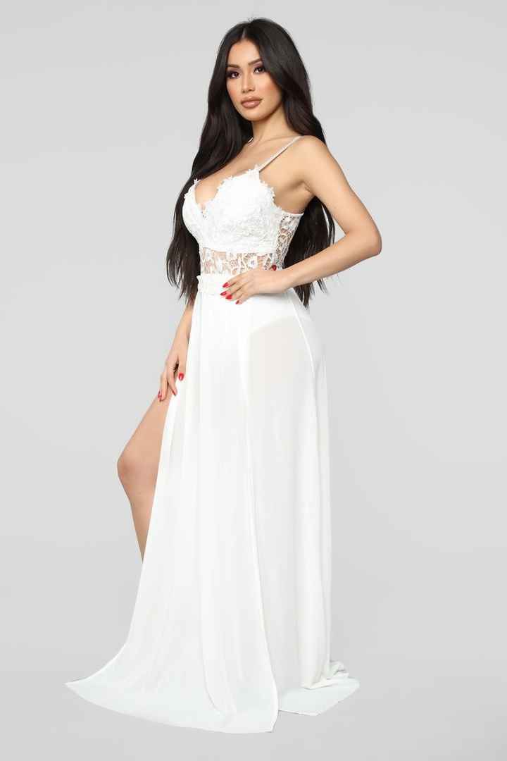 Model wearing a regular size