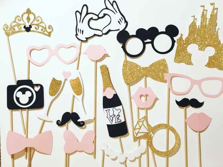 disney photo props I ordered for photo booth