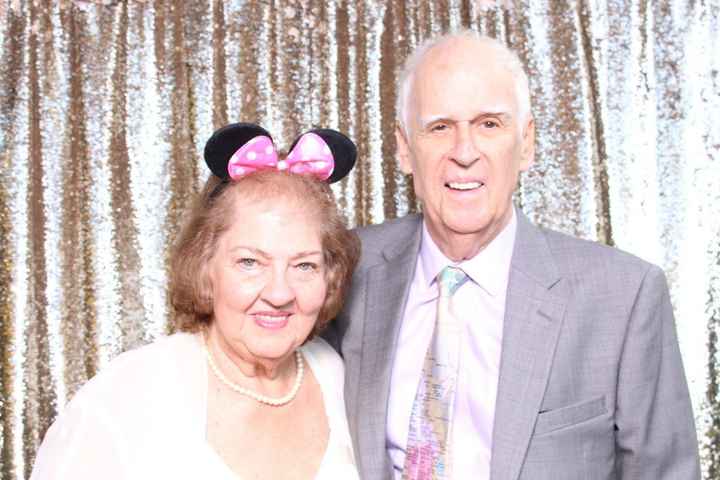 my grandparents visited the photo booth. SO cute.