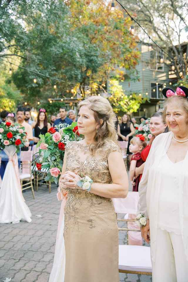 mom during ceremony