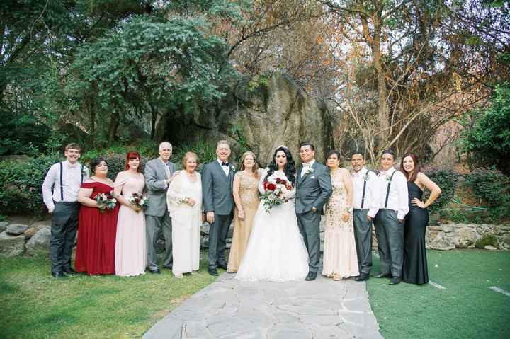 immediate family + grandparents