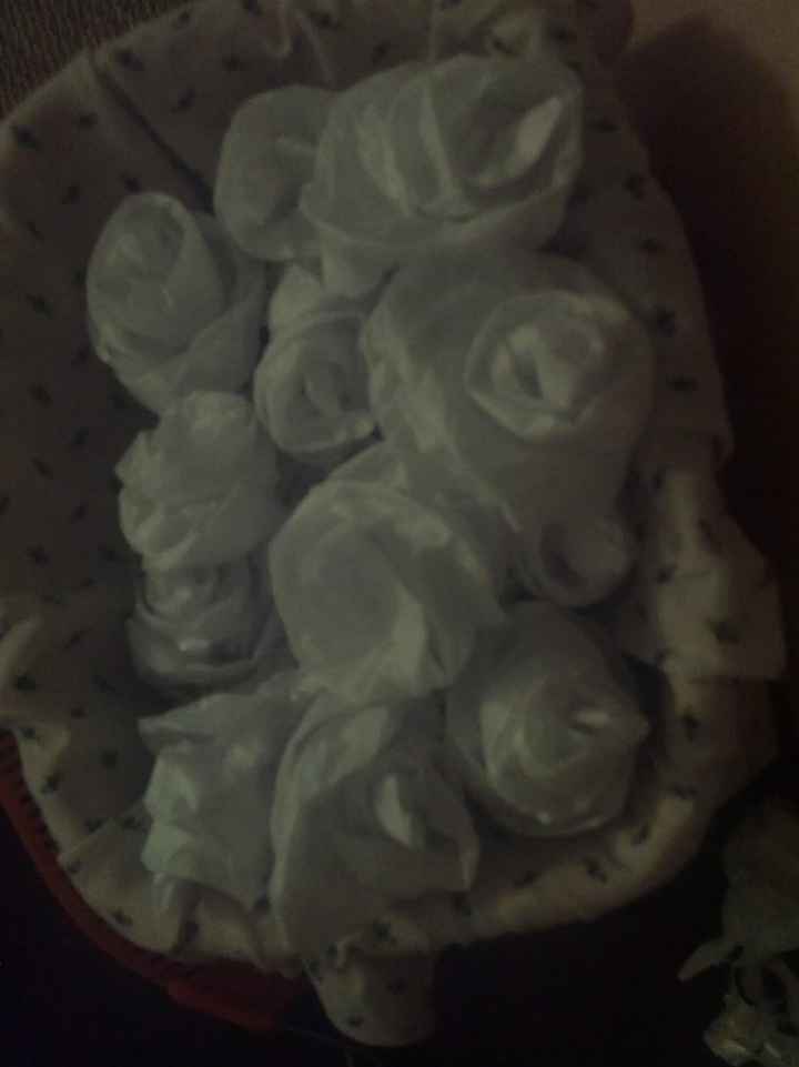 Crazy over paper roses!