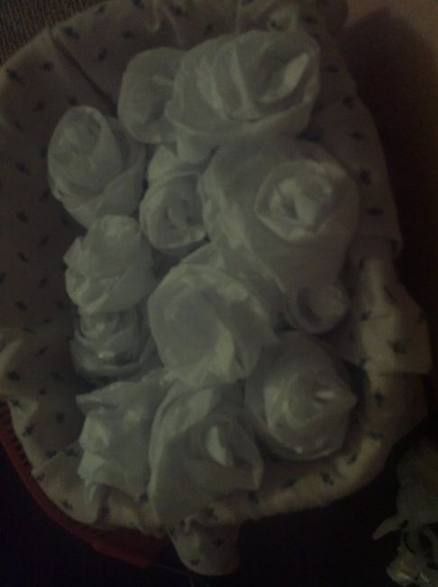 Crazy over paper roses!