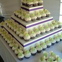 Those who are having a cupcake cake