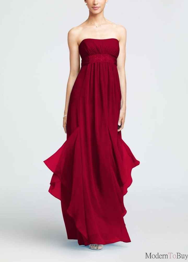 Bridesmaid dresses..