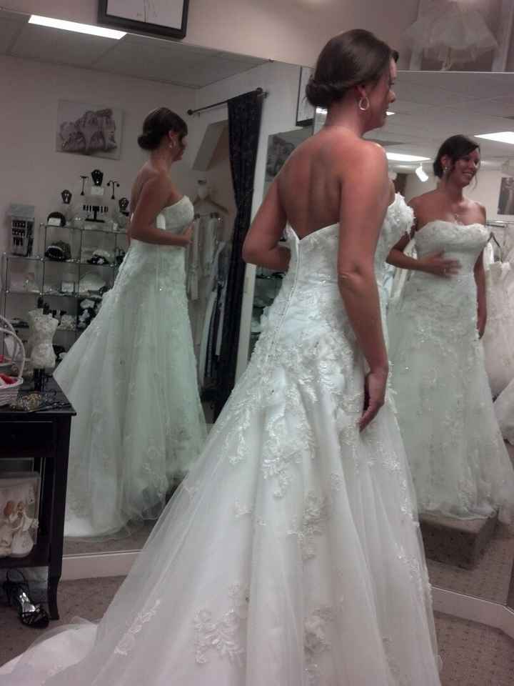 I rang the Bell and Said yes to the dress!! Lets see some of your dresses!!