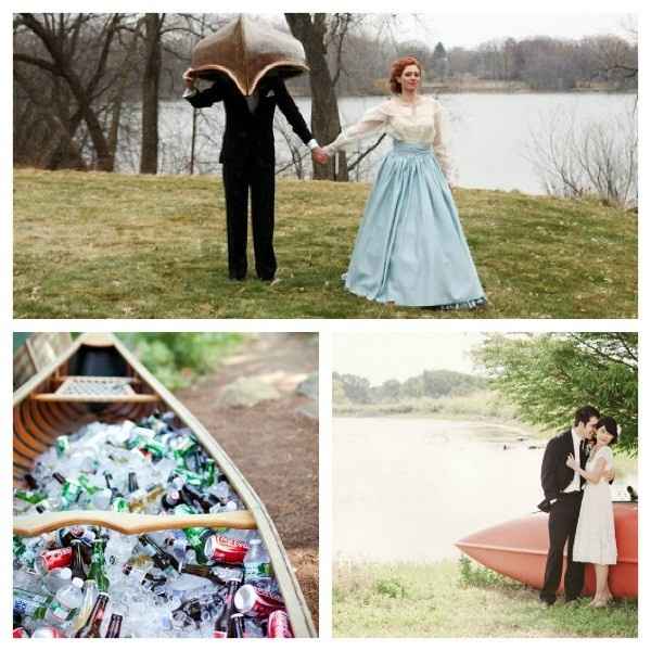 Canoe at my disposal: Beverage display? Alternative gift table? What would you do?