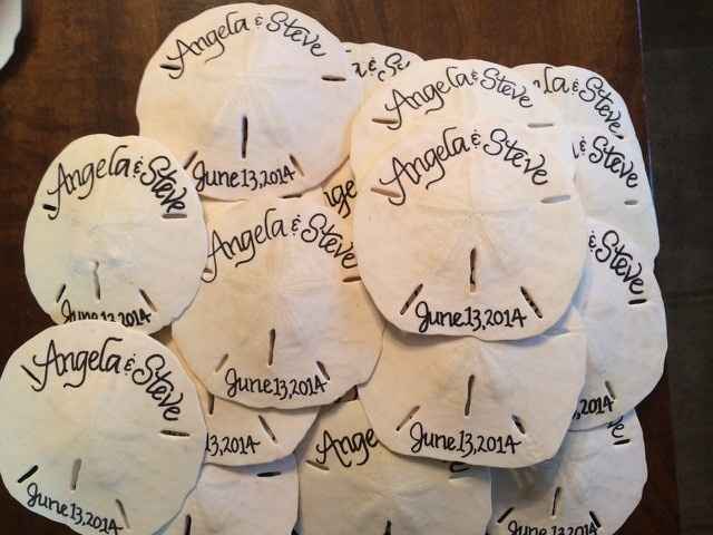 My Sand Dollar Favors....I love them!