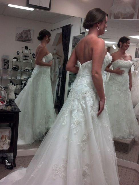 I rang the Bell and Said yes to the dress!! Lets see some of your dresses!!