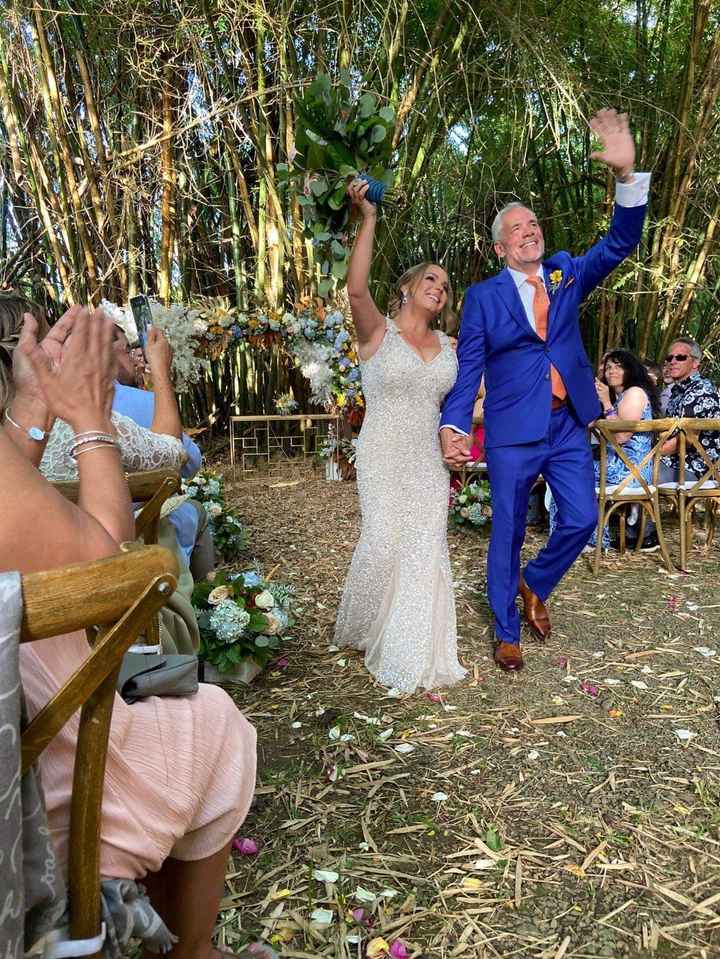 Who was surprised on their wedding decorations? - 1