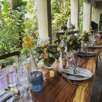 Who was surprised on their wedding decorations? - 2