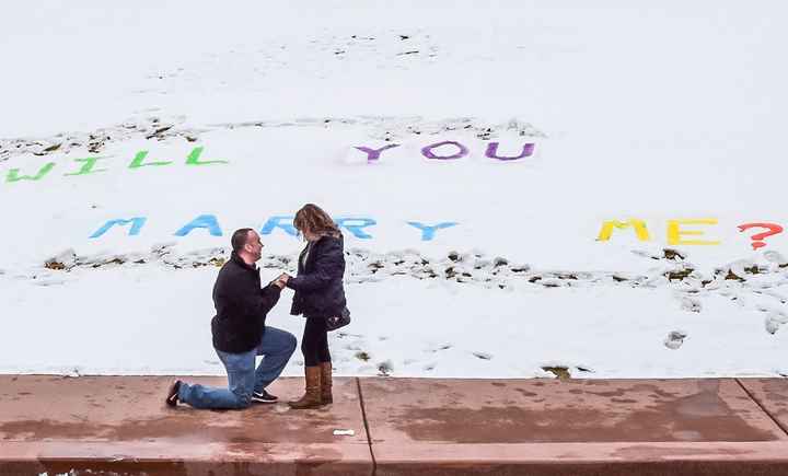 How did you announce you were engaged?