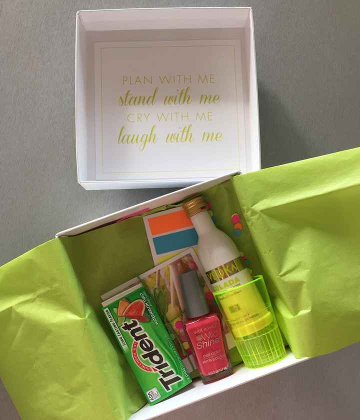 How did you ask your Bridesmaids?