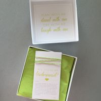 How did you ask your Bridesmaids?