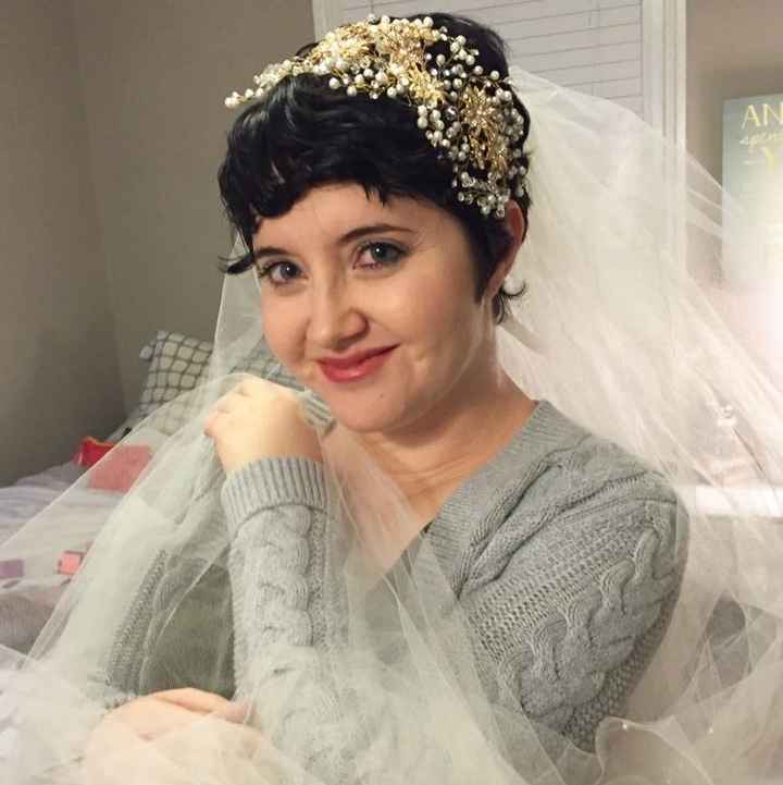 Brides with Short Hair