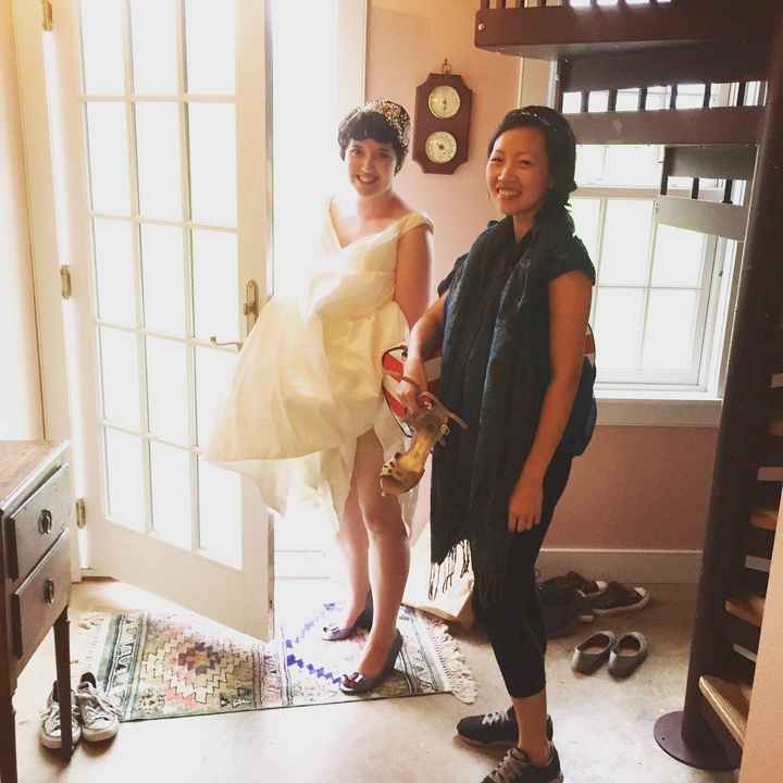 BAM!!!!!!!!!!!!! Hurricane Matthew be damned, we still got married!