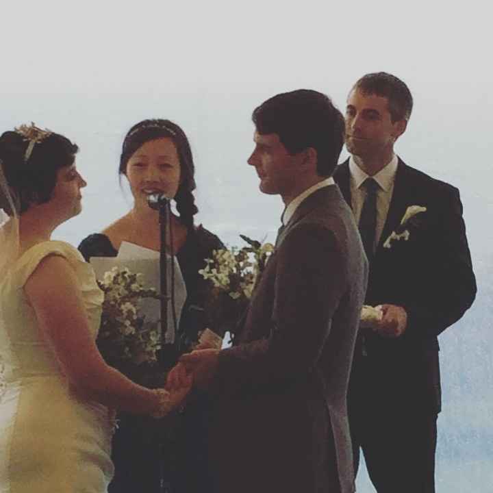 BAM!!!!!!!!!!!!! Hurricane Matthew be damned, we still got married!