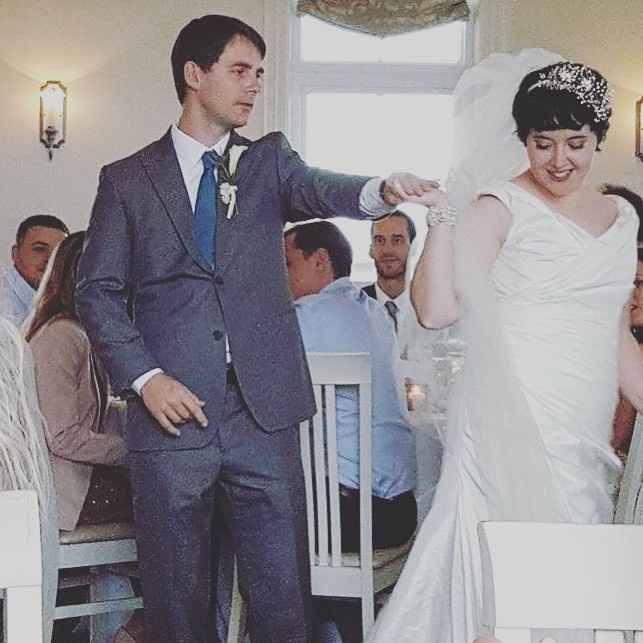 BAM!!!!!!!!!!!!! Hurricane Matthew be damned, we still got married!