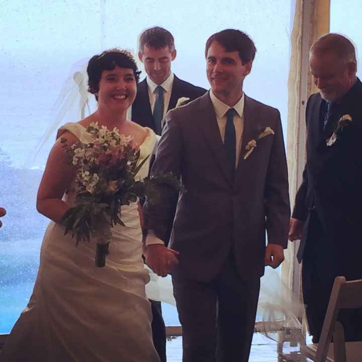 BAM!!!!!!!!!!!!! Hurricane Matthew be damned, we still got married!