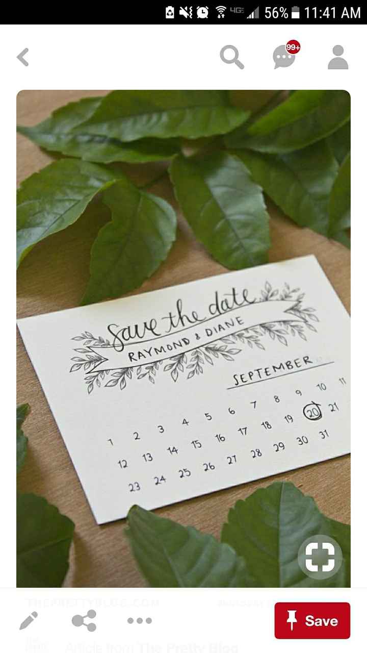  Save the dates - 1
