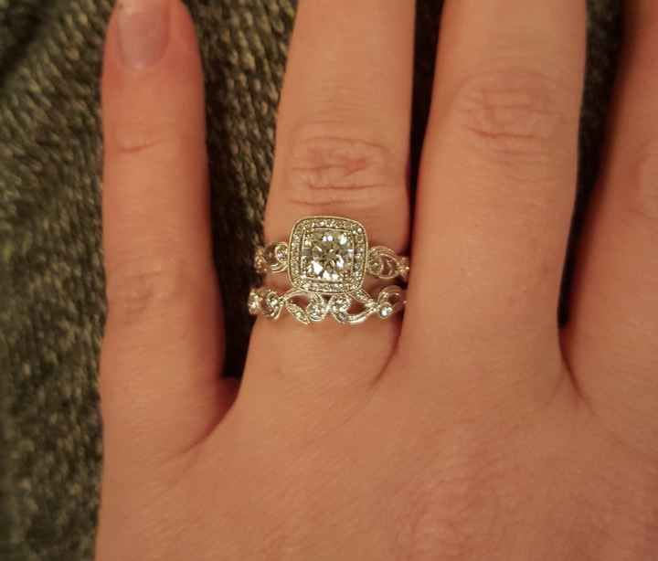 Engagement ring/wedding ring