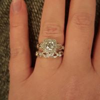 Engagement ring/wedding ring