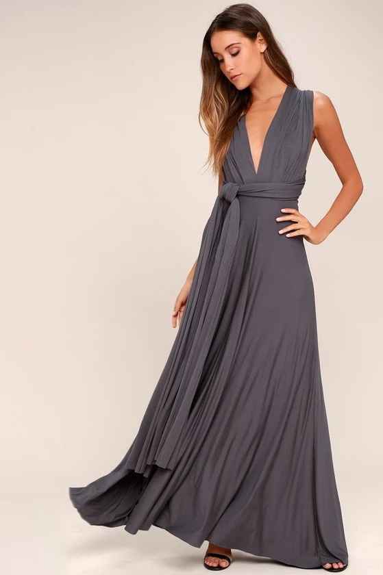 Black and ash colour dresses online