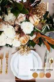mixed metalics wedding