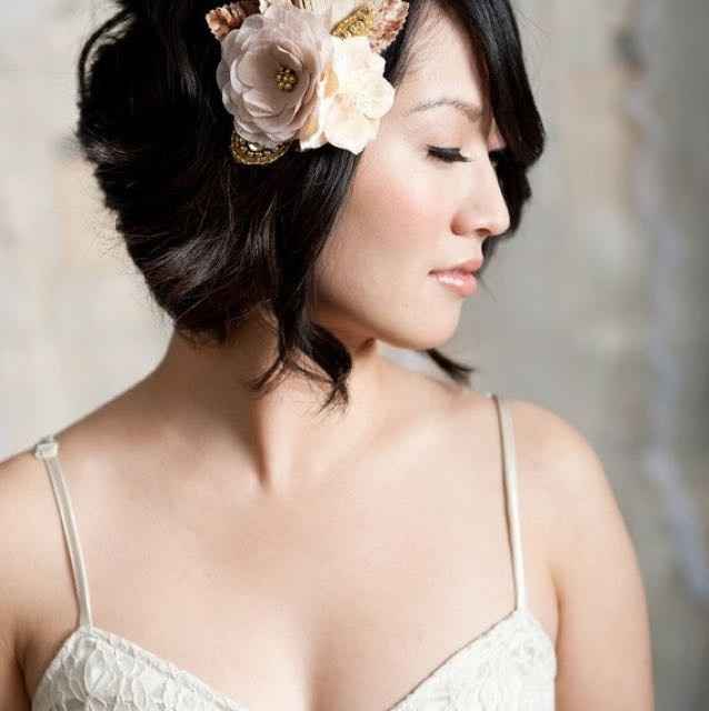 Lets see your wedding hair ( for short hair)