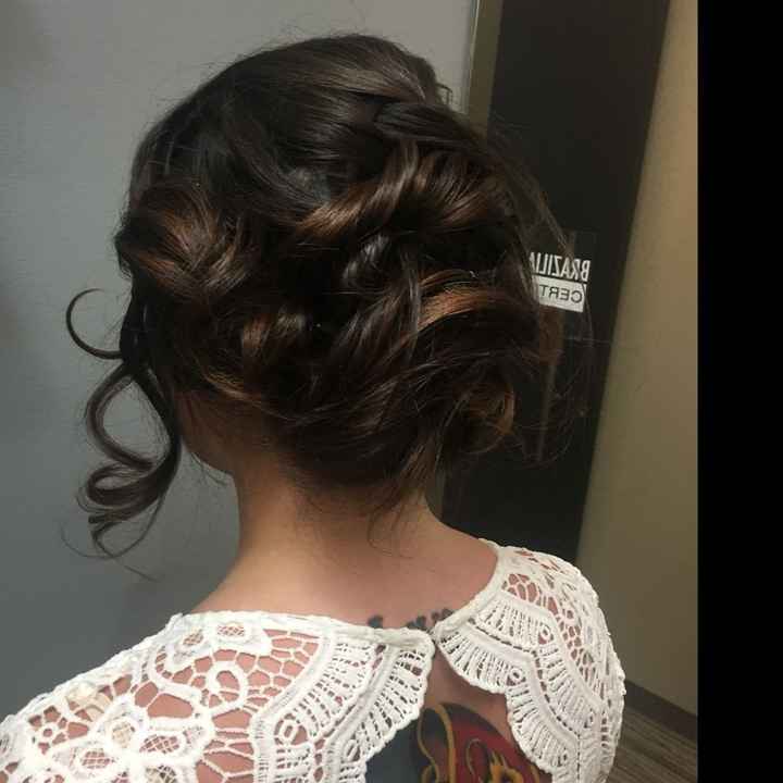 How are you guys doing your hair for your wedding?😍 - 1
