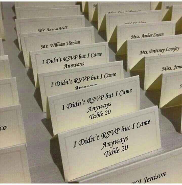 No RSVP - Still get a seat?