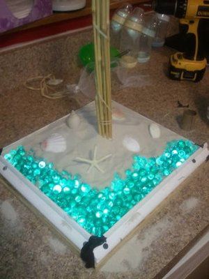 Beach theme DIY - need opinions!!! **PICS**