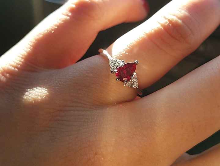Ruby engagement ring :) 