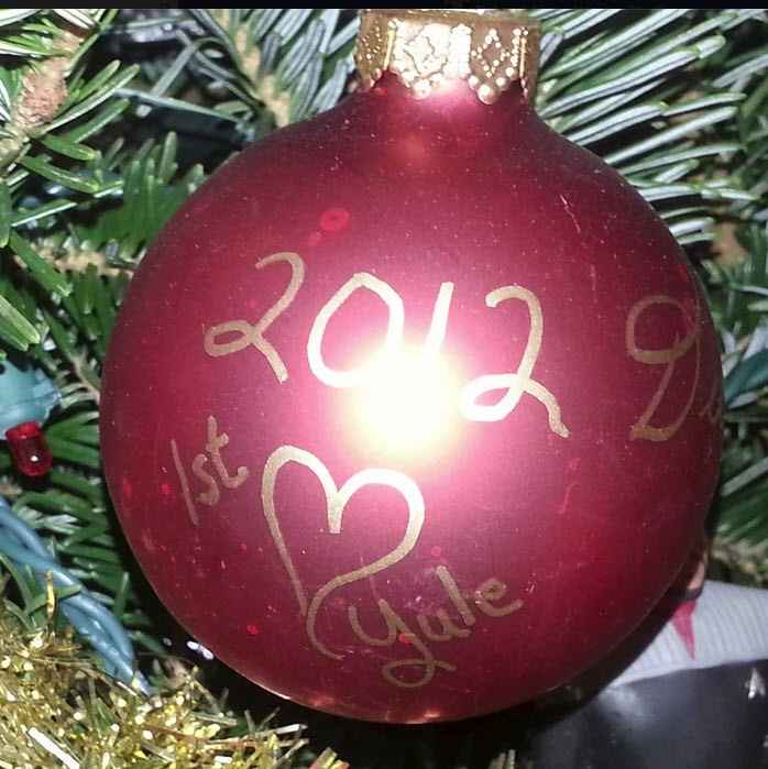 Wedding/Engagement Christmas Ornaments