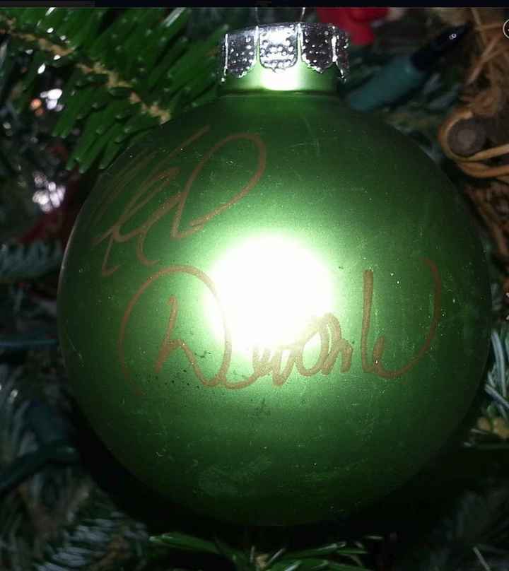 Wedding/Engagement Christmas Ornaments