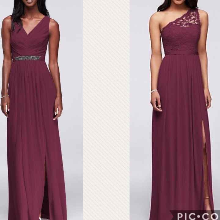 Bridesmaid dresses