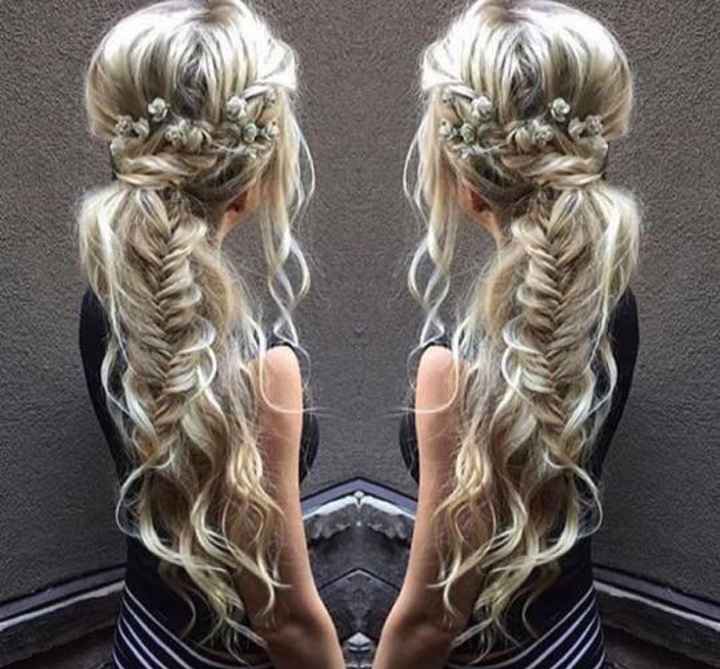 Anyone else wearing their hair down for their wedding? Inspiration Pics... - 1