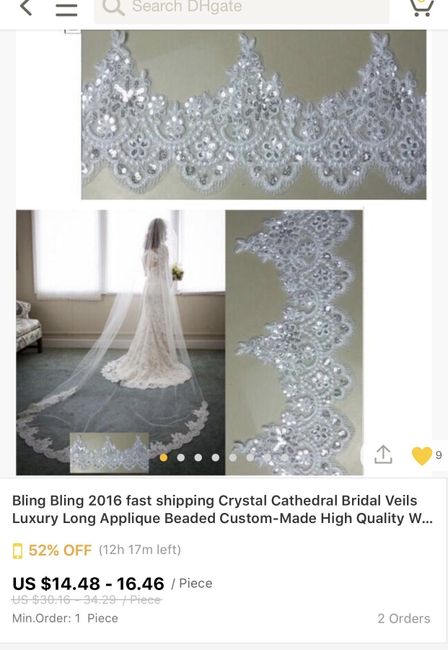 UPDATE on pg 3 - Talk me out of a cathedral veil!