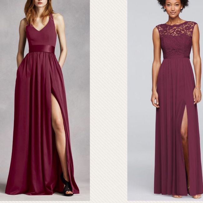 Bridesmaid dresses