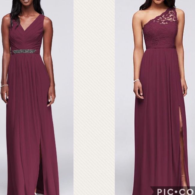 Bridesmaid dresses