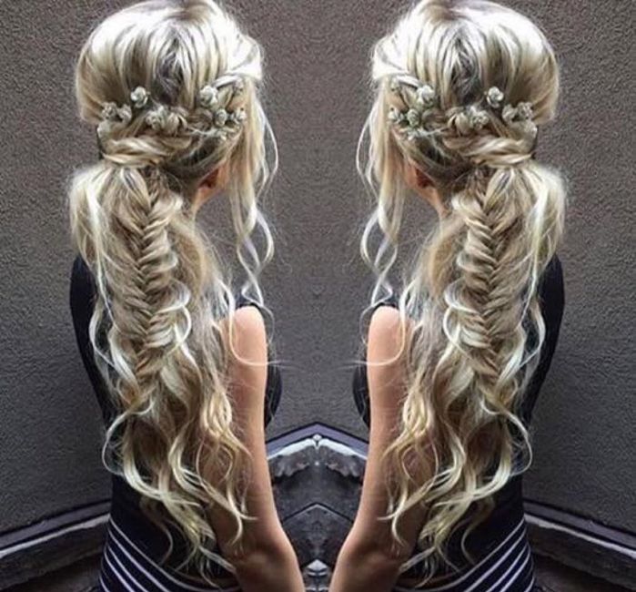 Anyone else wearing their hair down for their wedding? Inspiration Pics... 9